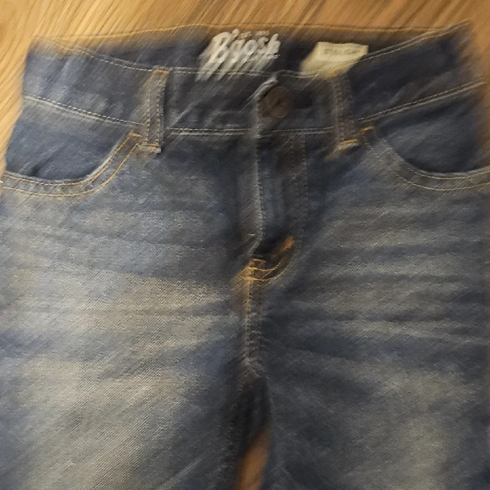 OshKosh B'gosh Jeans Straight Adjustable Waist Size 3t Boy Girl Toddler Pants
